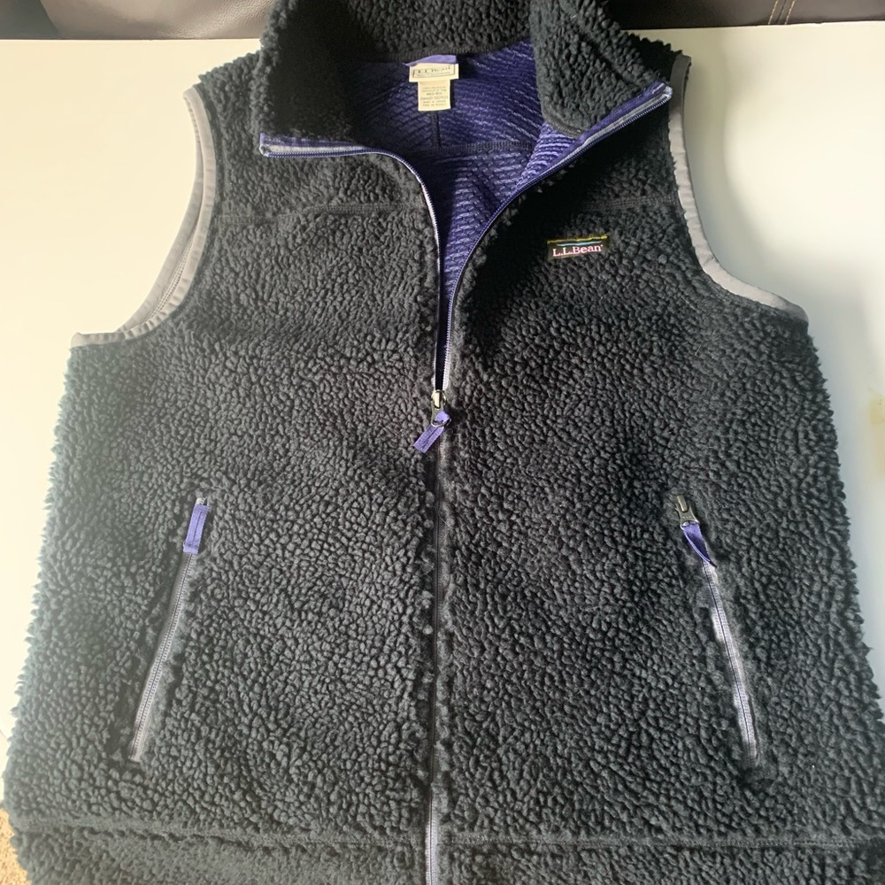 Men’s M LL Bean Mountain Pile Fleece Vest